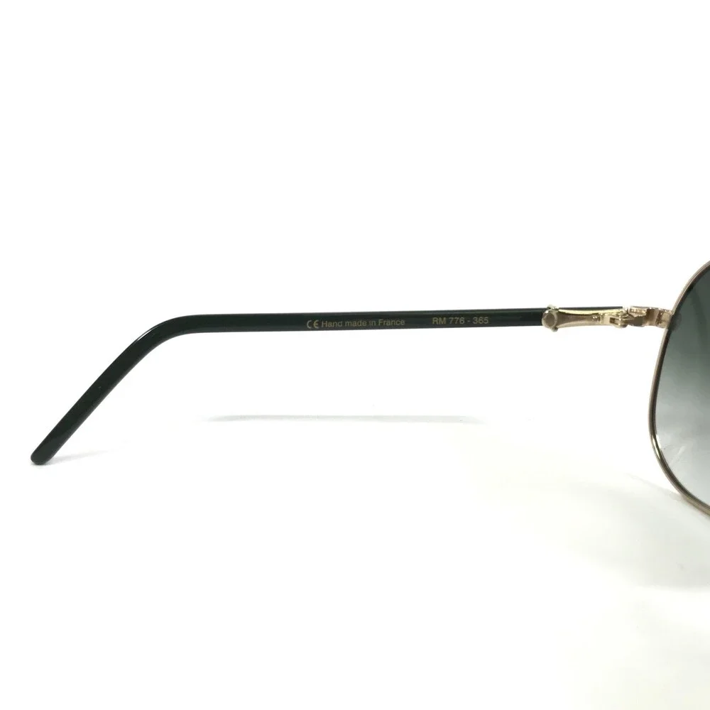 Robert Marc Sunglasses RM776-365 Gold Aviator With Gradient Green Lenses